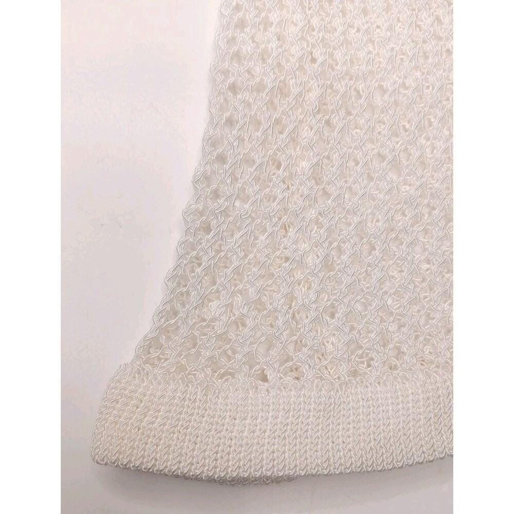 One Mile Savannah Maxi Dress XS White/ Ivory Crochet Cover-Up Scoop Back $209 - Picture 7 of 16